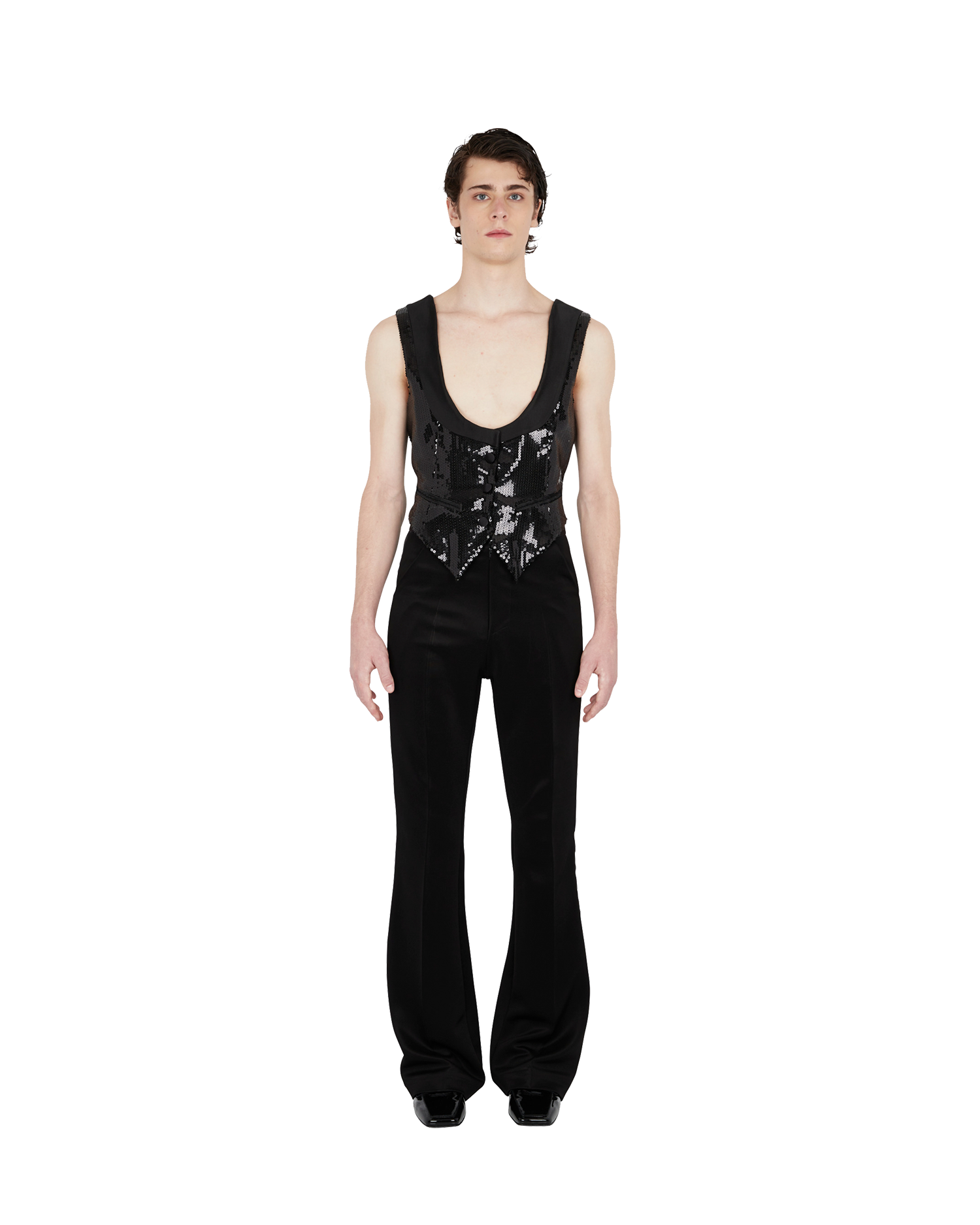 Querelle Sequin Tailored Vest