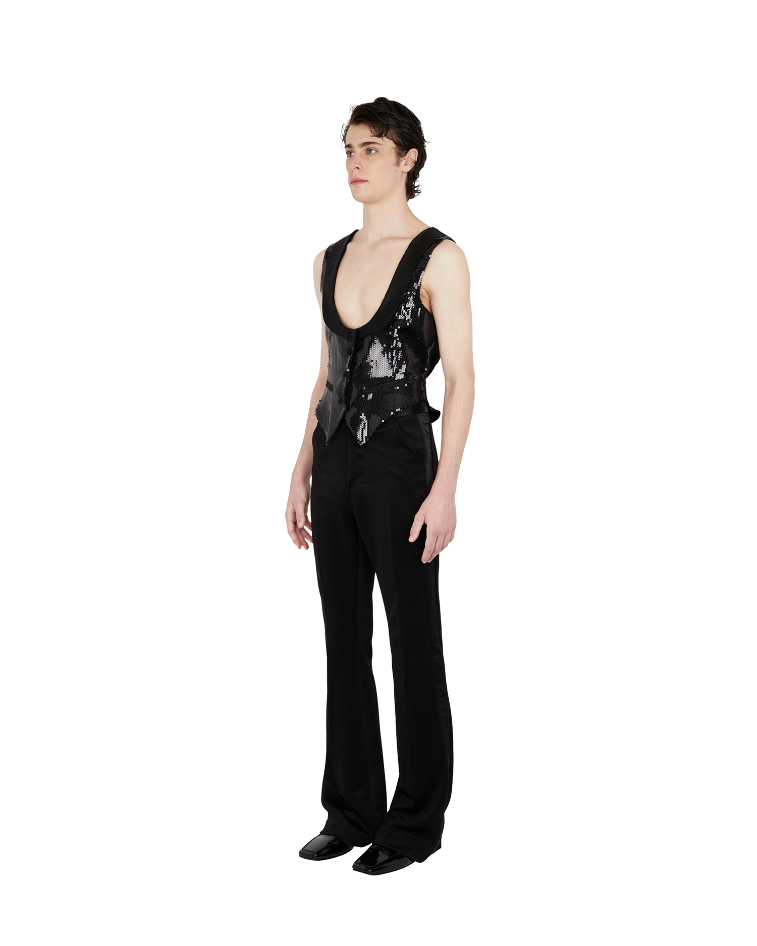 Querelle Sequin Tailored Vest