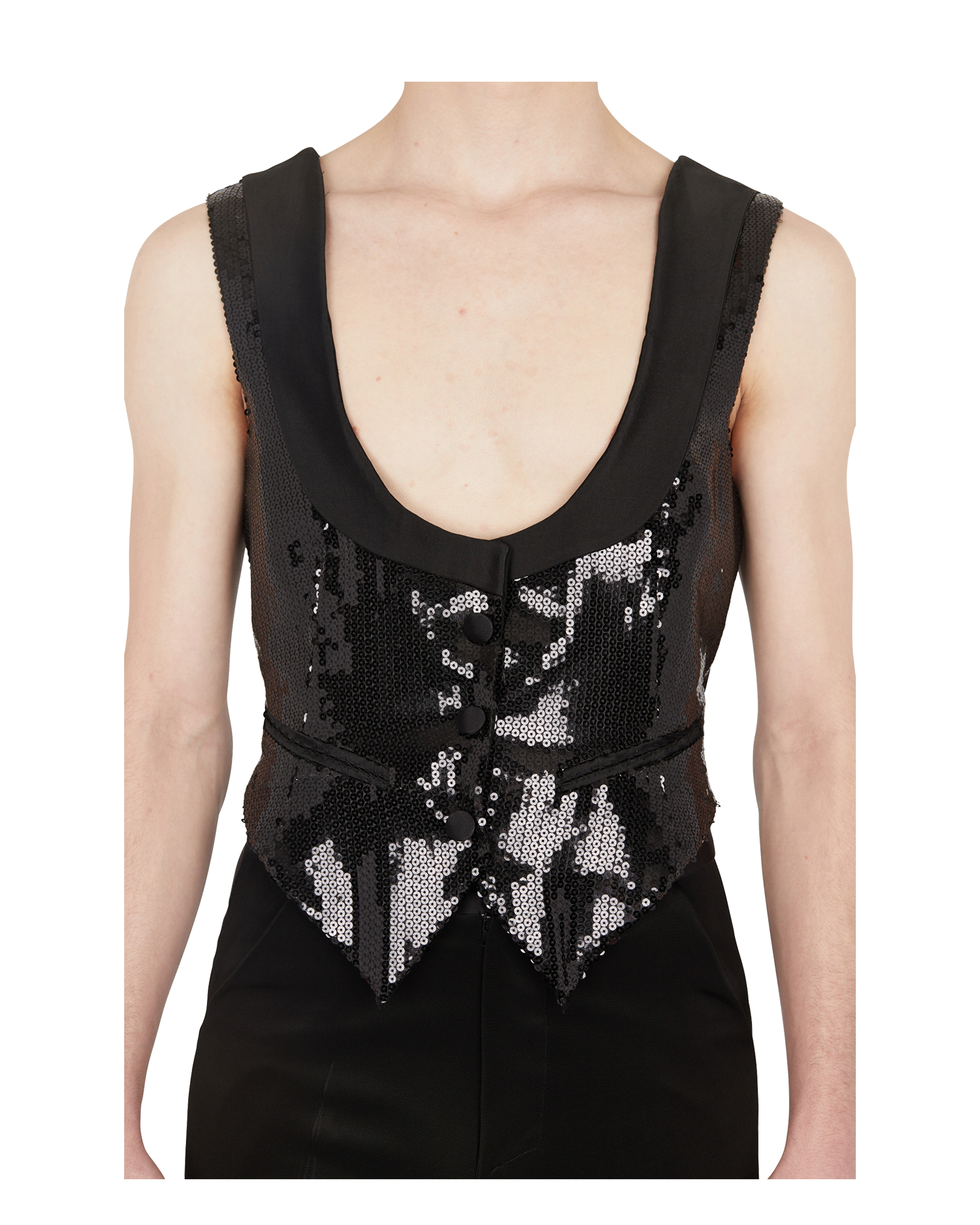 Querelle Sequin Tailored Vest